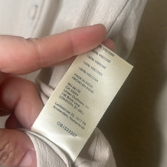 NWOT Free People Sheena Vest in Beige Size Medium - Picture 16 of 16